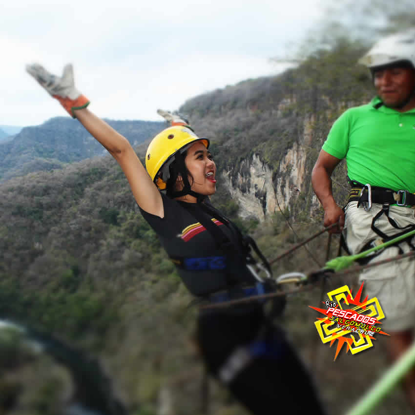 Rappel En El Río Pescados Jalcomulco Veracruz
