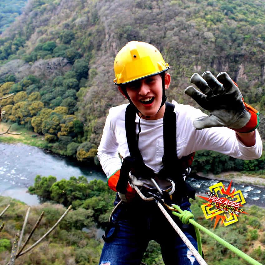 Rappel En El Río Pescados Jalcomulco Veracruz