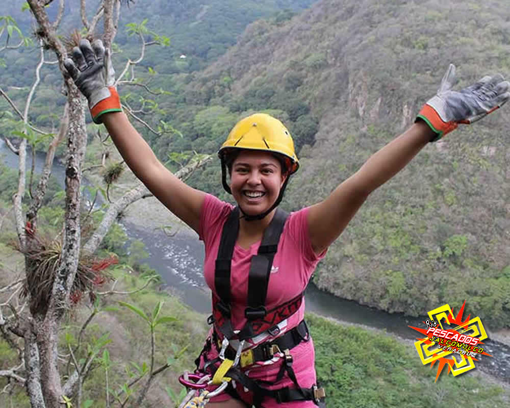 Rappel del río Pescados Jalcomulco Veracruz